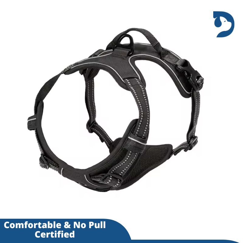 Soft-Padded, Reflective, Easy-Control No-Pull Dog Harness