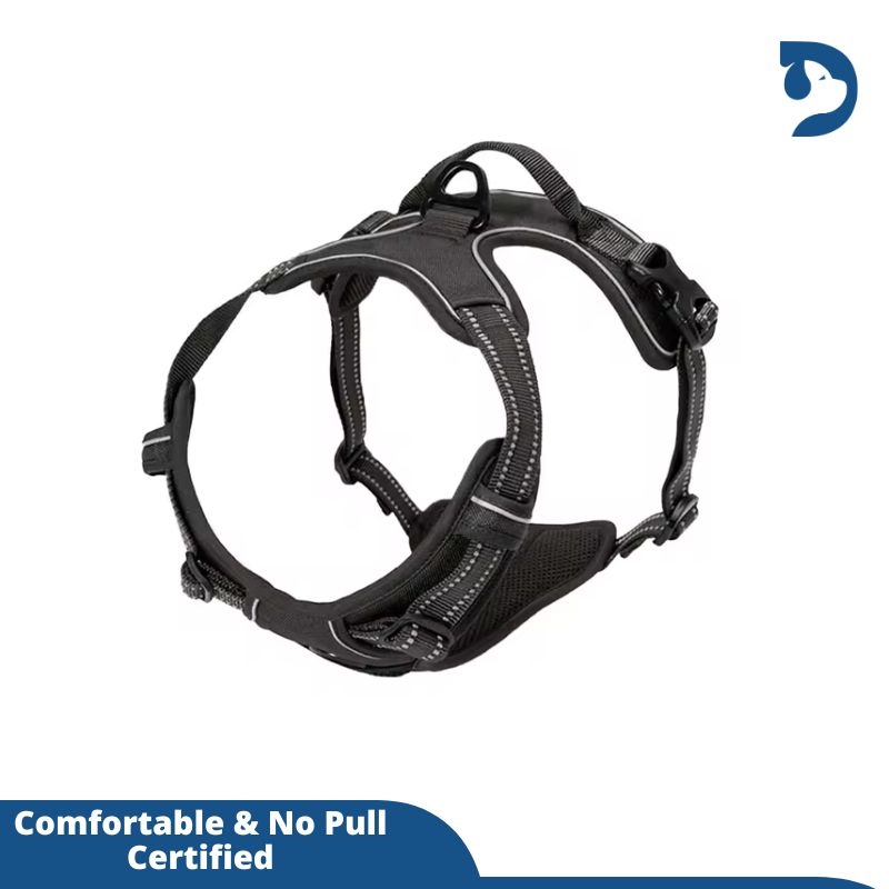 Soft-Padded, Reflective, Easy-Control No-Pull Dog Harness