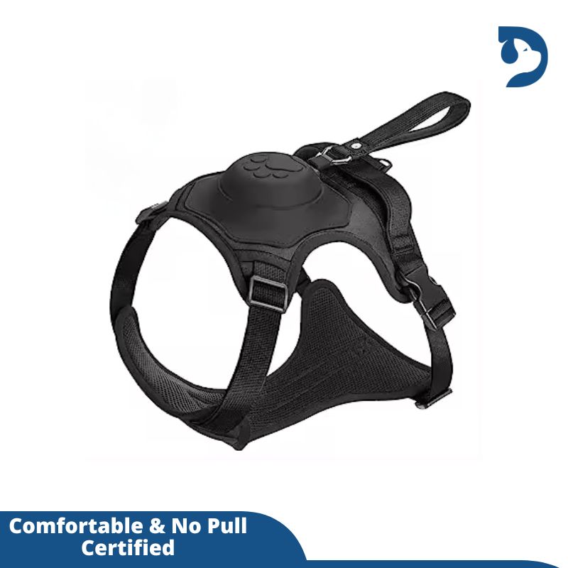 Retractable 3-in-1 Built-in Leash Dog Harness