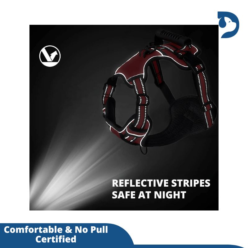 Breathable Reflective No-Pull Dog Harness