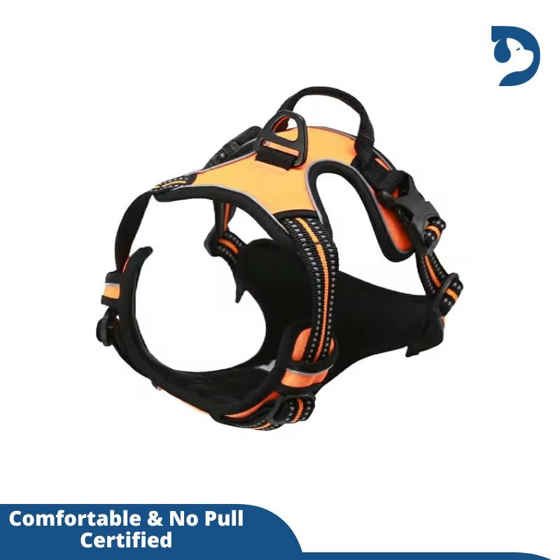 Soft-Padded, Reflective, Easy-Control No-Pull Dog Harness