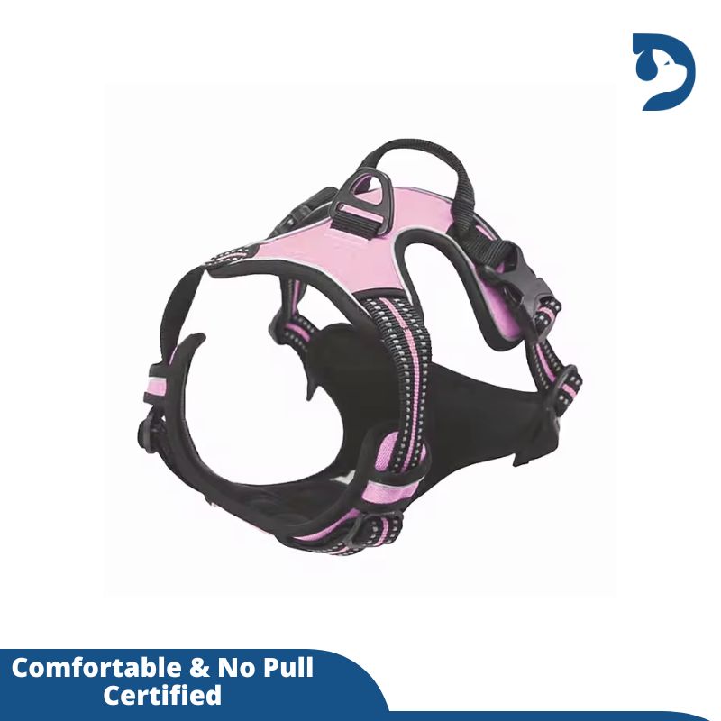 Soft-Padded, Reflective, Easy-Control No-Pull Dog Harness