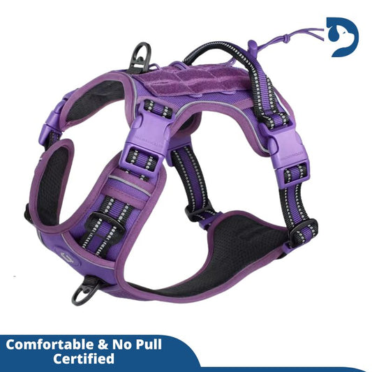 Tactical Dog Harness, No-Pull Safety Harness for Medium and Large Dogs